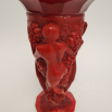 váza lisované sklo - "velké vinobraní"