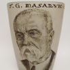 váza s portrétem T.G. Masaryka