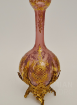 váza Heliotrope v mosazné montáži DEK NID