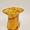 váza "Orange mit Spiraldekor"