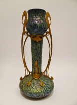 váza "Frit" v bronzové montáži