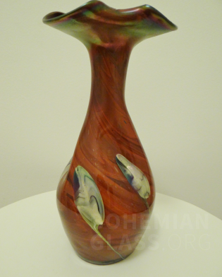 váza Pfauen Glas