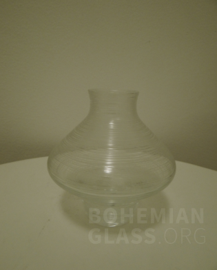 váza broušené sklo