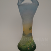 váza SEC 10 - "smirkové" sklo