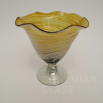 váza irizované broušené sklo