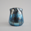 váza Cobalt Norma - stříbrná galvanoplastika