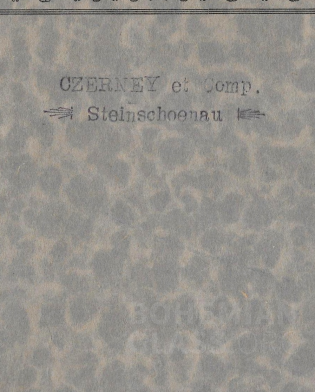 Czerney & Co. Steinschönau - katalog