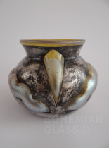 váza candia silberiris - foukané do kovové montáže