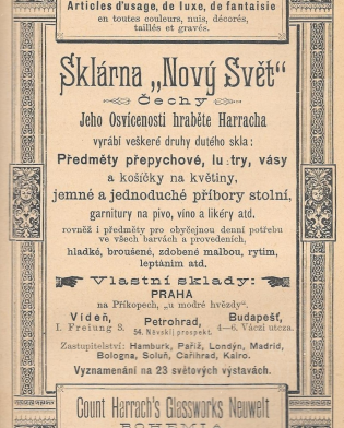 Harrach - Sklárna "Nový Svět"