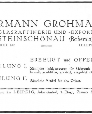 Hermann Grohmann Steinschönau