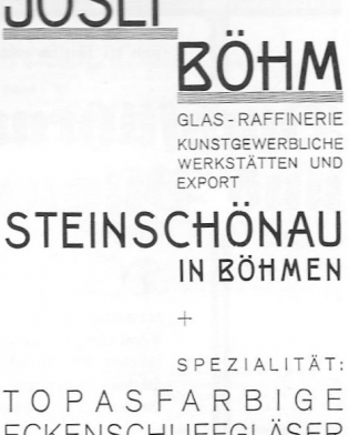 Josef Böhm Steinschönau