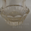 pohár lazurované a ryté sklo