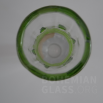 váza Kristall optisch mit grün