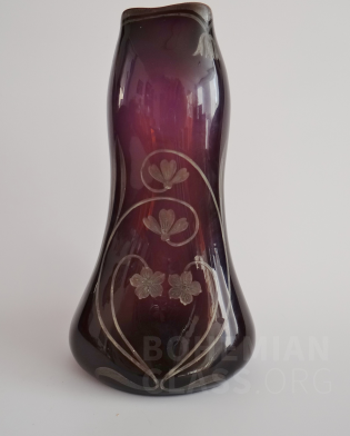 váza - malované sklo