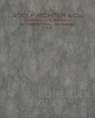 Adolf Richter & Co. - Tafel-Service