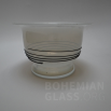 váza opálové sklo ovinuté nití