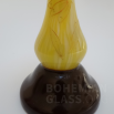 váza - svícen mramorované sklo
