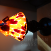 lampa - brokové sklo