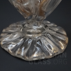 váza "Kristall gerript mit Gold"